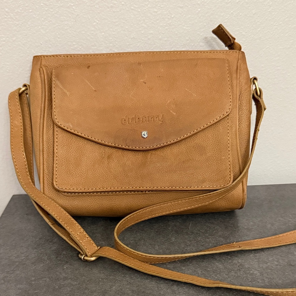 Preloved Dudbarry multi way tan handbag